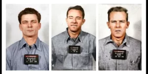 Frank Morris en de Anglin Brothers mugshots