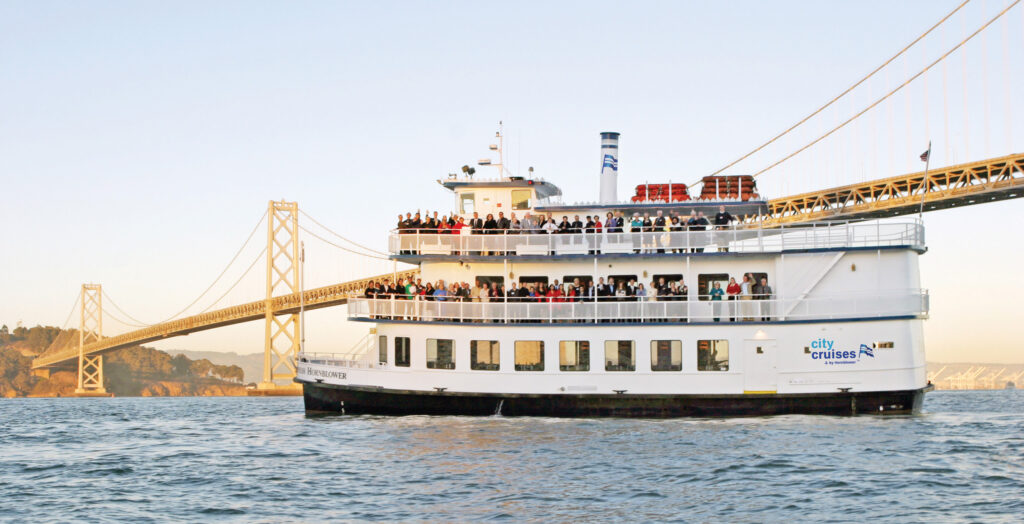 berkeley boat with bridge