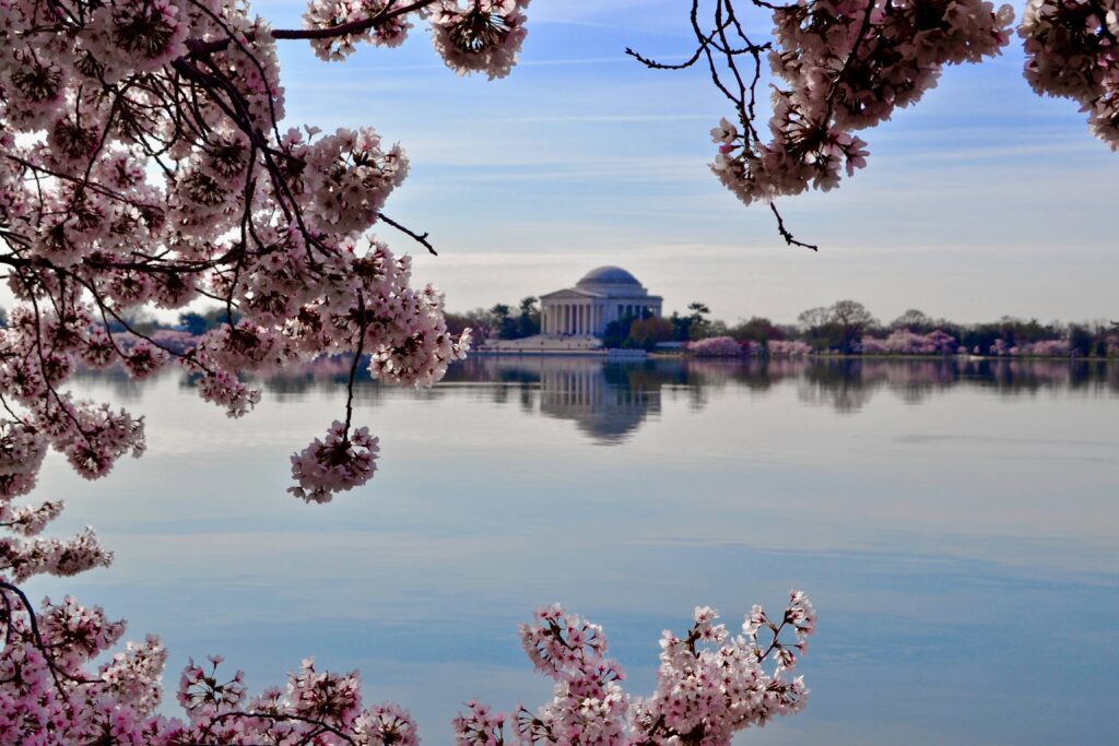Jefferson memorial in Washington, DC