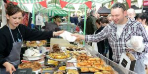 vendors at a york festival